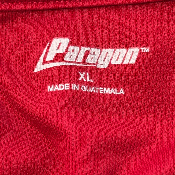 NEW Paragon Men’s Polo Shirt Red Size XL NWT - Picture 3 of 5